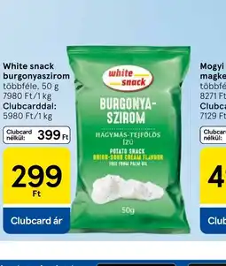 Tesco White snack burgonyaszirom ajánlat