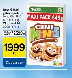 Tesco Nestlé Maxi gabonapehely ajánlat
