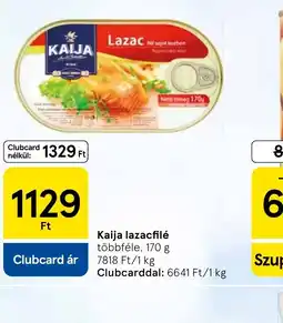 Tesco KAIJA lazacfilé ajánlat