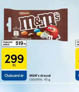 Tesco M&M's drazsé ajánlat