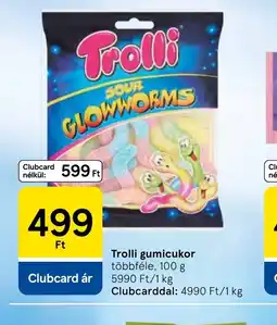 Tesco Trolli gumicukor ajánlat