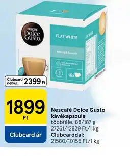 Tesco Nescafé Dolce Gusto kávékapszula ajánlat