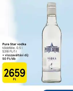 Tesco Pure Star vodka ajánlat