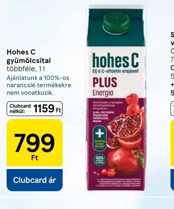 Hohes C gyümölcsital