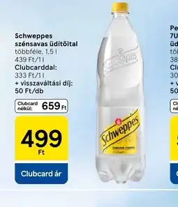 Tesco Schweppes szénsavas üdítőital ajánlat