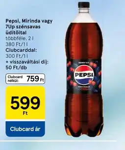 Tesco PEPSI szénsavas üdítőital ajánlat