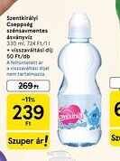 Tesco Szentkirályi Cseppseg ásványvíz ajánlat