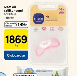 Tesco MAM Air szilikoncum ajánlat