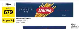 Tesco Barilla száraztészta ajánlat