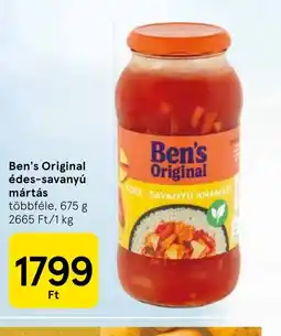 Tesco Ben's Original édes-savanyú mártás ajánlat