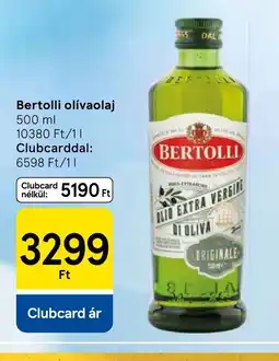 Tesco Bertolli olívaolaj ajánlat