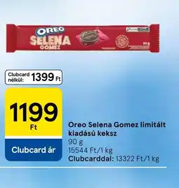 Tesco OREO Selena Gomez keksz ajánlat