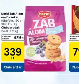 Tesco DETKI Zab Álom omls keksz ajánlat