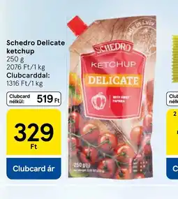 Tesco Schedro Delicate ketchup ajánlat
