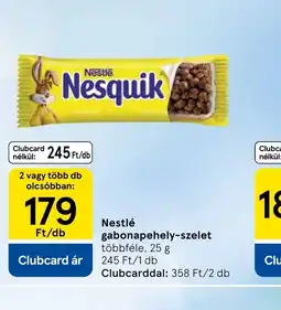 Tesco Nestlé Nesquik gabonapehely-szelet ajánlat