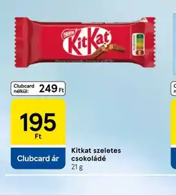 Tesco Kitkat szeletes csokoládé ajánlat