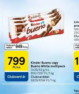 Tesco Kinder Bueno multipack ajánlat