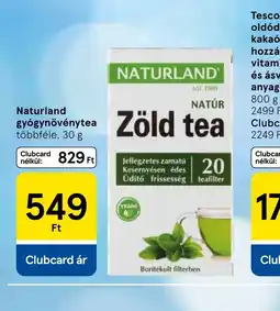 Tesco Naturland Zöld tea ajánlat