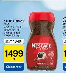 Tesco NESCAFÉ Instant kávé ajánlat