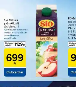 Tesco Si Natura gyümölcslé ajánlat