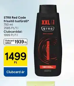 Tesco STR8 Red Code frissítő tusfürdő ajánlat