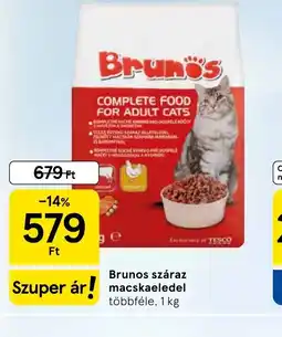 Tesco Bruno's száraz macskaeledel ajánlat