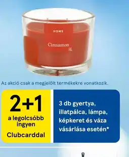 Tesco HOME Cinnamon gyertya ajánlat