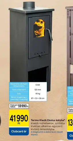 Tesco TERMO KLASIK EKOLUX KÁLYHA ajánlat