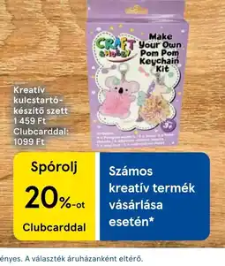 Tesco Craft Buddy Kreatív kulcstart-készítő szett ajánlat