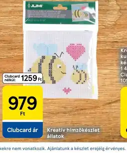 Tesco JUMI Kreatív hímzőkészlet ajánlat