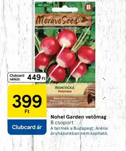 Tesco Nohel Garden vetőmag ajánlat