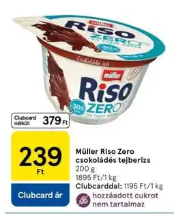 Tesco Müller Riso Zero csokoládés tejberizs ajánlat