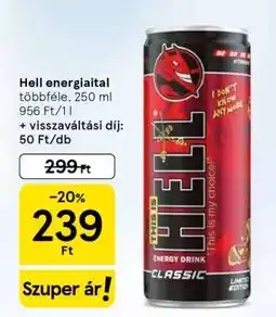 Tesco HELL Energiaital ajánlat