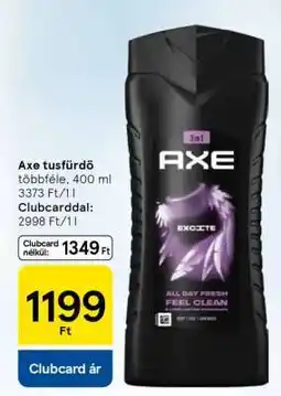 Tesco AXE Tusfürdő ajánlat