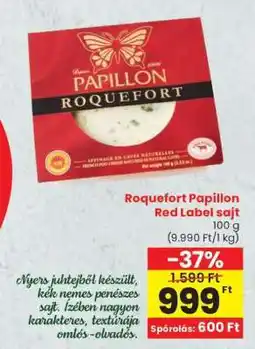 Spar Roquefort Papillon Red Label sajt ajánlat