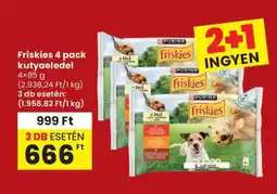 Spar Friskies 4 pack kutyaeledel ajánlat