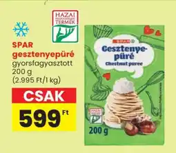 Spar SPAR gesztenyepüré ajánlat