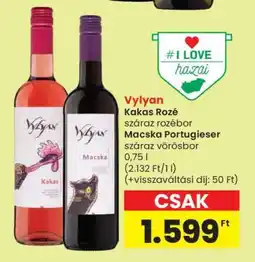 Spar Vylyan Kakas Rozé és Macska Portugieser ajánlat