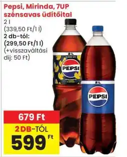 Spar Pepsi, Mirinda, 7UP szénsavas üdítőital ajánlat