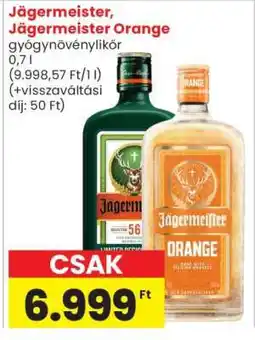 Spar Jägermeister, Jägermeister Orange ajánlat