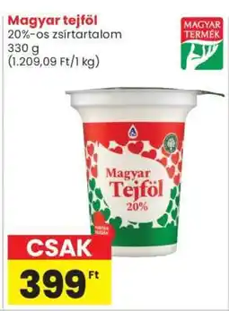 Spar Magyar tejföl ajánlat