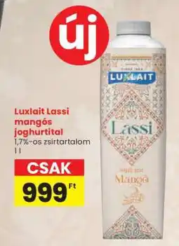 Spar Luxlait Lassi mangós joghurtital ajánlat