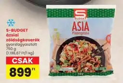 Spar S-BUDGET ázsiai zöldségkeverék ajánlat