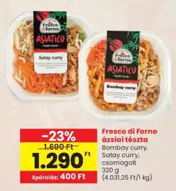 Spar Fresco di Forno ázsiai tészta ajánlat