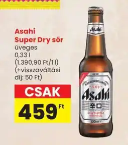 Spar Asahi Super Dry sör ajánlat