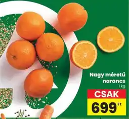 Spar Nagy méretű narancs ajánlat