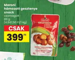 Spar MARONI HÁMOZOTT GESZTENYE SNACK ajánlat