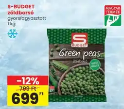 Spar S-BUDGET zöldborsó ajánlat