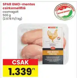 Spar SPAR GMO-mentes csirkemellfilé ajánlat