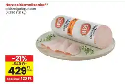 Spar Herz csirkemellsonka ajánlat